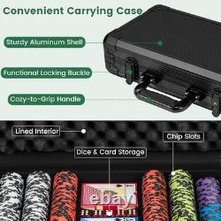 Complete 300 PCS Poker Chips Set in Aluminum Case Complete 300 PCS Poker Chips Set in Aluminum Case
