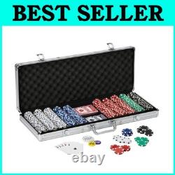 Complete Casino-Style Poker Set with Aluminum Case
