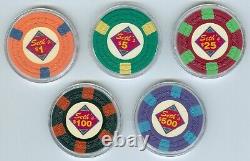 Complete set casino movie prop chip from the 2000 movie BOILER ROOM Seth's Chips