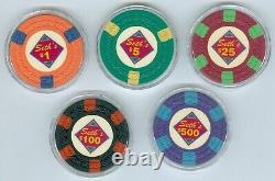 Complete set casino movie prop chip from the 2000 movie BOILER ROOM Seth's Chips