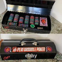 Coop Poker Performance Set with Chips & Dice Cards in Metal Box Case