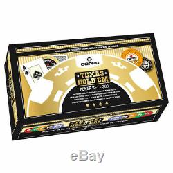 Copag Professional Quality Texas Hold'em Poker 300 Wooden Chips Set