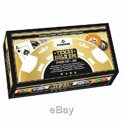 Copag Professional Quality Texas Hold'em Poker 300 Wooden Chips Set