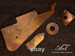 Copper Gibson Les Paul Pickguard-Truss Rod Cover-Jack Plate-Poker Chip Set of 4