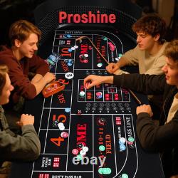 Craps Tabletop Game Set with 35 70 Rubber Craps Tabletop Mat, 48 11 Rubber Craps Tabletop Game Set with 35 70 Rubber Craps Tabletop Mat, 48 11 Rubber