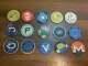 Crypto Altcoin Poker Chip Set Dogecoin Darkcoin Unobtanium Vericoin Bit coin btc