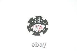 Custom Design Poker Chip Set withCase, Poker Size Playing Cards and Card Shuffler