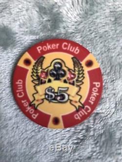 Custom Poker Club 10 Gram Ceramic Chips NEW (400 Pc Set)
