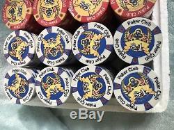Custom Poker Club 10 Gram Ceramic Chips NEW (500 Pc Set)