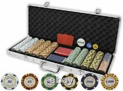 DA VINCI Monte Carlo Poker Club Set of 500 14 gram Poker Chips