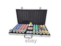 DA VINCI Set of of 750 Casino Del Sol 11.5 Gram Poker Chips with Case, Cards