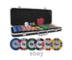 DA VINCI Unicorn All Clay Poker Chip Set with 500 Authentic Casino Weighted 9