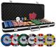 DA VINCI Unicorn All Clay Poker Chip Set with 500 Authentic Casino Weighted 9 Gr