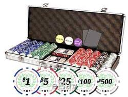 Da Vinci Professional Casino Del Sol Poker Chips Set With Case (Set Of 500)