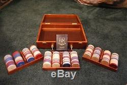 Dave Thomas Founder of Wendy's Monogramed Poker Chips/Deck Of Cards Set