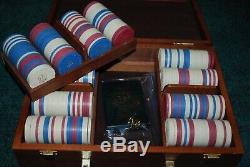 Dave Thomas Founder of Wendy's Monogramed Poker Chips/Deck Of Cards Set