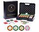 Deluxe 300 Poker Chips Set Poker Set 300 Chips, Shock Resistant Case, 2