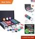 Deluxe 300PCS Poker Chips Set Perfect for Family Game Nights and Tournaments