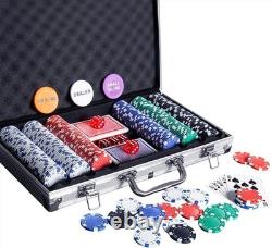 Deluxe 300PCS Poker Chips Set Perfect for Family Game Nights and Tournaments