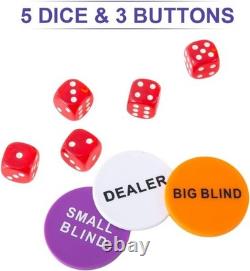 Deluxe 300PCS Poker Chips Set Perfect for Family Game Nights and Tournaments