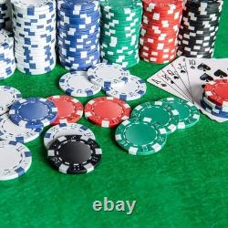 Deluxe 300PCS Poker Chips Set Perfect for Family Game Nights and Tournaments