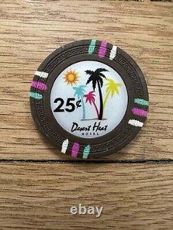 Desert Heat Poker Chips Set 680 Chips For. 25/. 50 &. 50/$1 Case Included