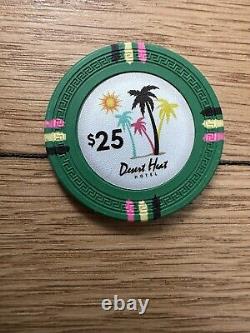 Desert Heat Poker Chips Set 680 Chips For. 25/. 50 &. 50/$1 Case Included