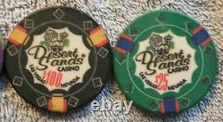 Desert Sands 250 10gram Ceramic Pokerchips, Set Of Copag Cards And Dealer Button