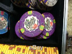 Desert Sands Ceramic Poker Casino Betting Chips With Case. Not a Complete Set