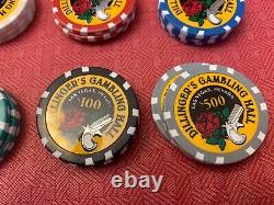 Dillingers Gambling Hall Poker Chip Set Rare/Unique/Ultimate Collectors Grade