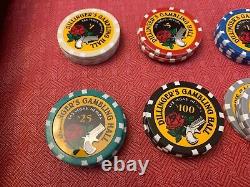 Dillingers Gambling Hall Poker Chip Set Rare/Unique/Ultimate Collectors Grade