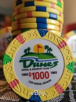 Dunes Casino Clay Poker Chip Set (450 chips)