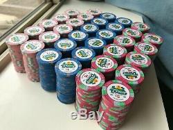 Dunes China Clay cash set poker chips