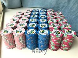 Dunes China Clay cash set poker chips