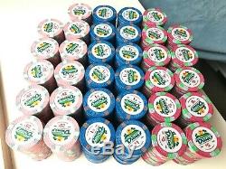 Dunes China Clay cash set poker chips