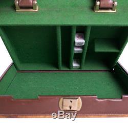 Dunhill Vintage Poker Set with Chips and Locking Card Case / Made in Italy