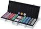 ECOTOUGE Poker Chip Set 500 11.5 Gram Chips, Cards, Dices, Buttons and Aluminum