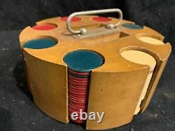 Early 20th Century Bakelite Poker Chip set