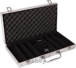 Eclipse Poker Chip Set in Aluminum Carry Case Heavyweight 14-Gram Casino Quali