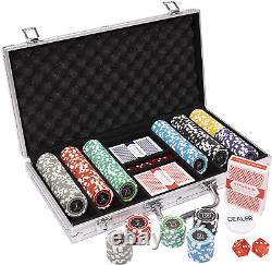 Eclipse Poker Chip Set in Aluminum Carry Case Heavyweight 14-Gram Casino Quali