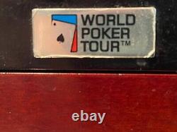 Excellent World Poker Tour chip set with two decks of cards and rule book