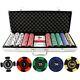 Exclusive 9.5g Roman Times True Clay Poker Chip Set (500pcs)