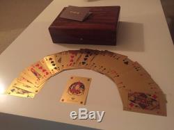 Exclusive Real Gold Poker Set