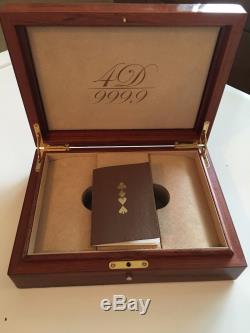 Exclusive Real Gold Poker Set