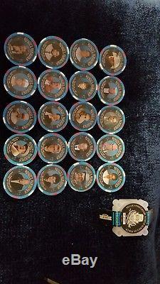 Extremely Rare! 1994 WSOP Silver Anniversary Full Poker Chip Set