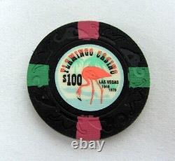 FLAMINGO Casino POKER CHIPS Set Cash home game tribute 148 chips