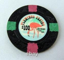 FLAMINGO Casino POKER CHIPS Set Cash home game tribute 148 chips