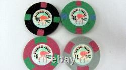 FLAMINGO Casino POKER CHIPS Set Cash home game tribute 148 chips