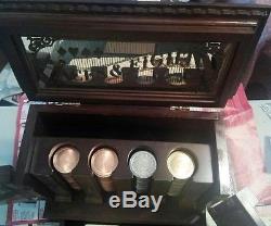 Franklin Mint Aces And Eights Western Poker Set Collector's Edition