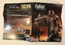 Fallout New Vegas Launch Kit Box+Poker Chips+Playing Cards+Coaster Set+Poster